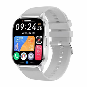 นาฬิกาอัจฉริยะ <span class=keywords><strong>HK21</strong></span> 2.01 นิ้ว หน้าจอ AMOLED ติดตามการออกกำลังกาย วัดอัตราการเต้นของหัวใจ ผู้ช่วยเสียง AI โทรออก รับข้อความ สายหนังแม่เหล็ก - Product Image 1
