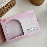 Boîte cadeau carrée personnalisée pour nail art avec fenêtre et tiroir, emballage de bijoux avec dorure à chaud et boîte en papier par COLOR
