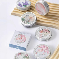 Baume de poche portable non collant, parfums pour femmes, parfums longue durée, senteur florale naturelle