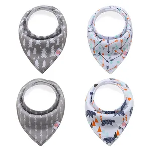 CPC infant cotone bavaglini babero bandana impermeable baberos de algodona waterproof feeding muslin organic cotton babies bibs