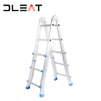 Échelle d'attelage escamotable multifonction en aluminium robuste pour grenier
