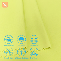 Vente directe d'usine - Tissu de yoga en nylon et coton imitation, élastique et respirant, 87%T 13%SP, 175CM, 230GSM