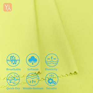 Fabrika doğrudan satış 87% T 13% SP 175CM 230GSM elastik ve nefes sahte naylon ve pamuklu kumaş Polo GÖMLEK kumaş - Product Image 2