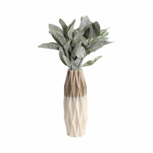 Vaso in ceramica scolpito per soggiorno, decorazione per la casa, espositore da mensola, vaso decorativo per fiori da tavolo consolle - Product Image 2