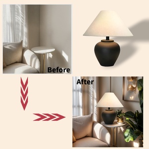 Direct Sale Hotel Bedroom <strong>Table</strong> Lamp Quality Romantic Classical Art Ceramic Post-Villa Electric Power Custom Good Minimalist - Product Image 3