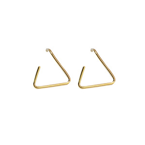 Wenchi S925 Silver Crown <b>Long</b> Earhook Simple Fashionable DIY Accessories 1243 Empty Stand for Female Pearl <b>Earrings</b> Model 15715 - Product Image 5