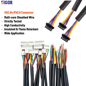 Kabel Harness 3 Pin 5 Inti Berlapis Timah Tembaga Bersertifikasi ISO9001/ROHS/CE untuk Kontrol Industri IP20 Elektronik Otomotif - Product Image 1