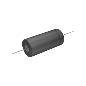 Condensateur axial TH 50 uF TC59 CAP ALUM 50UF 250V, canal fabricant, à traversage de trou - Product Image 1