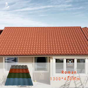 <span class=keywords><strong>Liste</strong></span> de prix des matériaux de construction de maisons Tuiles de toit en acier revêtues de pierre légères et colorées, dernières tendances - Product Image 3