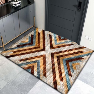 Tapis d'entrée intérieur, tapis de maison antidérapants, absorbants, à profil bas, pour entrée de bureau, résistant à la saleté, espace extérieur - Product Image 4