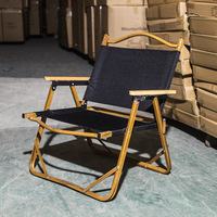 Chaise de camping Kermit en alliage d'aluminium, épaisse, durable, légère et portable, pour usage commercial et en parc