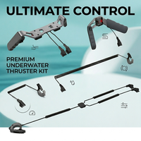 Kit d'accessoires de remplacement pour propulseur de plongée et de surf sous-marin Waydoo Subnado Plus : poignée de direction, support et contrôleur en carbone