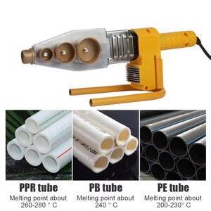 Nouvelle machine de soudage à chaud pour tuyaux en plastique E-Work 20-32 mm, industrielle, professionnelle, automatique, pour tubes HDPE PVDF - Product Image 1