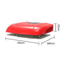 Nouvelle conception de compresseur scroll électrique à batterie DC 12V 24V pour climatiseur de toit de camion, capacité de refroidissement 1800-2100W