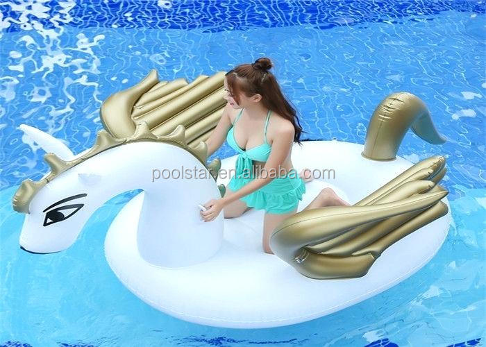 Licorne Flotteur de Piscine WAHAISON pour bébé avec auvent, Bouée Siège Gonflable, Piscine Gonflable Enfant Mois, Baignoire Piscine en PVC Matériel