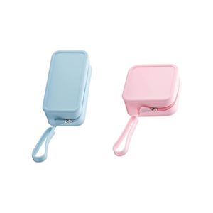 Nouveautés : Trousse de Toilette Carrée en Silicone Écologique, Grande, Résistante à l'Eau, Souple et Réutilisable avec Fermeture Éclair - Product Image 2