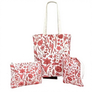 Bolsa de Maquillaje Portátil con Cremallera, Diseño Floral <span class=keywords><strong>Retro</strong></span>, Tejido Jacquard, Alta Calidad, Lavable a Mano - Product Image 5