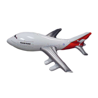 Petit avion publicitaire gonflable télécommandé avec impression personnalisée, 50 cm, utilisation en extérieur, matériau PVC de 0,18 mm d'épaisseur