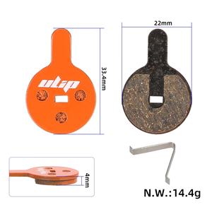 Plaquettes de frein multi-métaux orange EU ULIP pour trottinettes électriques Kukirin G2 Pro, G2 Max, M4 Max – Pièces de frein à disque hydraulique en résine - Product Image 2