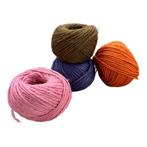Ficelle de Jute colorée corde de chanvre corde de Jute cordon de lin pour bricolage Arts artisanat emballage cadeau ficelle tricot à la main chaîne d'emballage Durable - Product Image 4