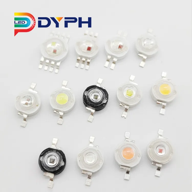 DyPh LED high power led Epistar Bridgelux chip 380nm-840nm 450nm 660nm 1W to 3W Full Spectrum LED for plant grow lamp