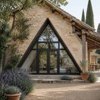 Ventana Triangular Fija de Aluminio Resistente a Huracanes con Certificación NFRC, Ventana Panorámica de Vidrio Fijo con Forma Personalizada