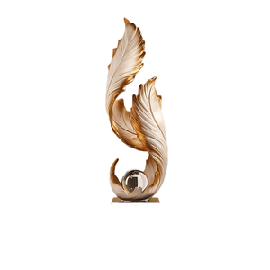 Nouvelle figurine décorative en résine de style chinois Tonfo, écologique, élégante, pour le Nouvel An, les remises de diplômes, le Feng Shui, pour le salon - Product Image 1