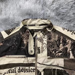 DENIMGUYS conception personnalisée pleine Dtg impression mode Streetwear fermeture éclair manches longues veste d'extérieur pour hommes - Product Image 3