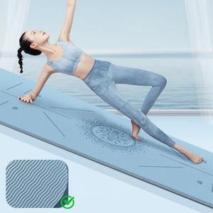 TPE Thickened Enlarged Yoga <strong>Mat</strong> Anti-slip Soundproof <strong>Skipping</strong> Rope <strong>Mat</strong> Gymnastic Fitness <strong>Mat</strong> for Women Men - Product Image 2