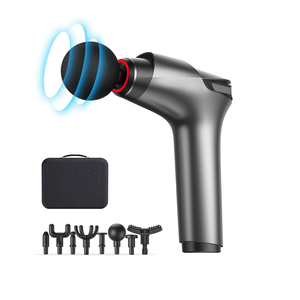2025 Nueva Mini pistola de masaje muscular <span class=keywords><strong>5</strong></span> velocidades vibración tejido profundo 8 cabezas 1800mAh gimnasio deportes Fitness atletas cuerpo brazo masajeador - Product Image 1