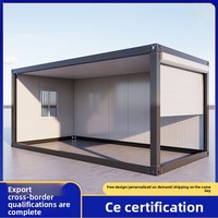 Maison préfabriquée conteneurisée mobile de haute qualité, personnalisable, pour garage et usage résidentiel, export transfrontalier, modèle Fireworks House
