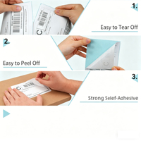Étiquette thermique adhésive prix usine pour l'expédition logistique express, autocollant de bordereau 4*6 pouces, vente en gros en vrac avec logo personnalisé