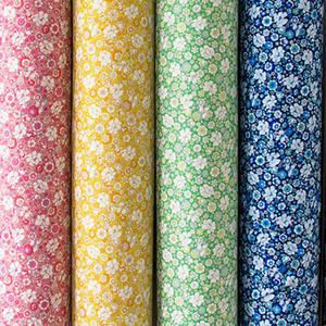 Kain Katun Poplin Tana Lawn Berkualitas Tinggi, Ringan, 100% Katun, Cetak Digital Motif Bunga, Berwarna-warni, Berlapis, untuk Kemeja Wanita - Product Image 2