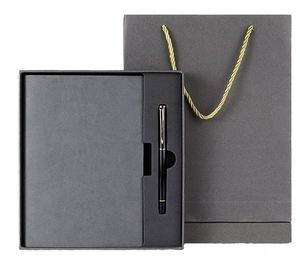 Custom Logo Silk Screen Printed Eco-friendly A5 Notebook Pen Cover Magnet Souvenir Corporate Business <b>Gift</b> <b>Box</b> Set <b>Gift</b> - Product Image 1