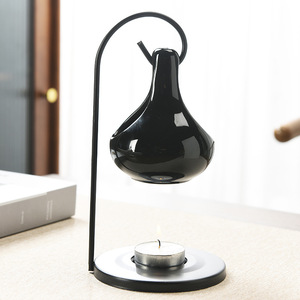 Chaudron suspendu brûleur d'huile sorcières artisanat cire <span class=keywords><strong>noire</strong></span> chauffe-cire diffuseur d'arôme <span class=keywords><strong>bougie</strong></span> porte-<span class=keywords><strong>bougie</strong></span> - Product Image 2