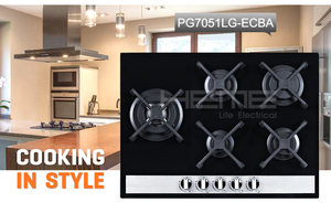 Household Cooking Appliances Gas Cooktop 5 Burners Tempered Glass Gas Cooker - Product Image 5