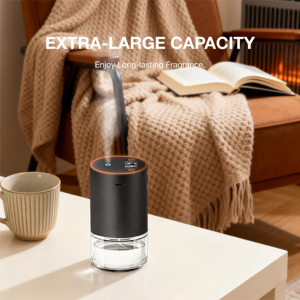 เครื่องกระจายกลิ่นหอมในรถยนต์แบบพกพาอัจฉริยะระดับไฮเอนด์ ไม่ใช้น้ำ พร้อมถังน้ำใสและหน้าจอ HD - Product Image 2