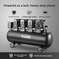 Compresor de Aire Móvil Sin Aceite, Personalizado para Exportación, Industrial, Silencioso, de Bajo Ruido, para Reparación de Automóviles, Carpintería, Sandblasting, Pintura de Piedra