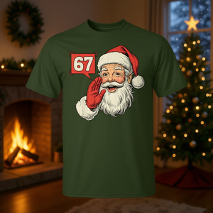 Camiseta con diseño de meme navideño de Six Seven Santa Gen Z Alpha 67 - Product Image 3