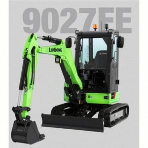 LiuGong 9027FE Electric Excavator 2.75 Ton Zero Fuel Costs 20.6kWh <b>Battery</b> 1.5H Fast Charge 0.08m3 Bucket Compact Micro Digger - Product Image 3