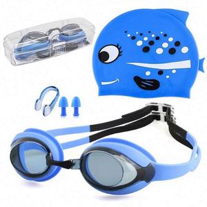 Gafas de Natación para Niños 2025, Gorro de Natación HD Impermeable Antivaho, Juego de Pesca del Fabricante - Product Image 4