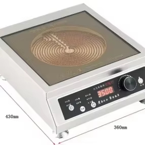 Table de cuisson à <span class=keywords><strong>induction</strong></span> de qualité commerciale 3500W avec affichage numérique et commande par bouton pour les entreprises de restauration - Product Image 2