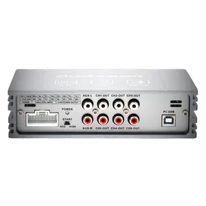 Bền 48khz hệ thống xe hơi Bộ xử lý âm thanh Bộ khuếch đại công suất xe khuếch đại xe DSP