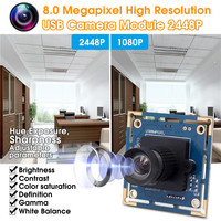 Modul Kamera USB ELP Fixed Focus 8MP dengan Lensa 8mm, Banyak Lensa Lainnya Tersedia, Driver Gratis, Kamera Micro USB untuk Android