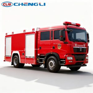 Camion de lutte contre l'incendie à mousse longue portée et puissant HOWO 8T avec réservoir de mousse en acier inoxydable 304 - Product Image 6