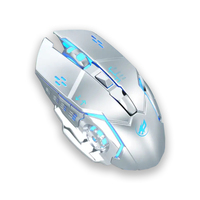 Mouse Gaming Nirkabel Ergonomis RGB 2.4GHz Mouse Optik Nirkabel Mouse Komputer Nirkabel