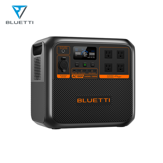 Bluetti AC180P Power Station 1800W Portable Renewable Energy Backup Mobile Power Supply Energy Storage