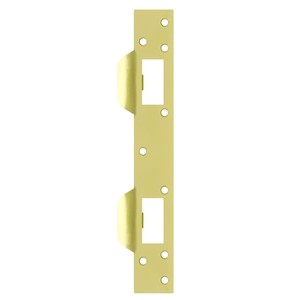 ODM OEM cadre de porte en acier inoxydable personnalisé jambage de porte loquet pêne dormant coin arrondi plaque de gâche de porte extra longue - Product Image 1