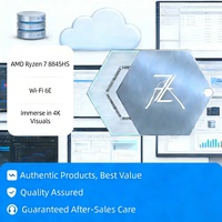 Mini PC Anbi, 16GB+512GB, Windows 11, Sin Ventilador, Acero Inoxidable, Mini-ITX, Silencioso, Wi-Fi 6, Ahorro de Espacio