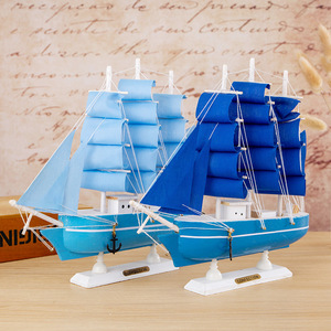 Decorazione Nautica in Legno Blu <span class=keywords><strong>Scuro</strong></span> Stile Mediterraneo Eco-Friendly con Design Moderno - Product Image 5